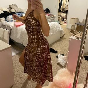 Urban outfitters Satin Midi dress